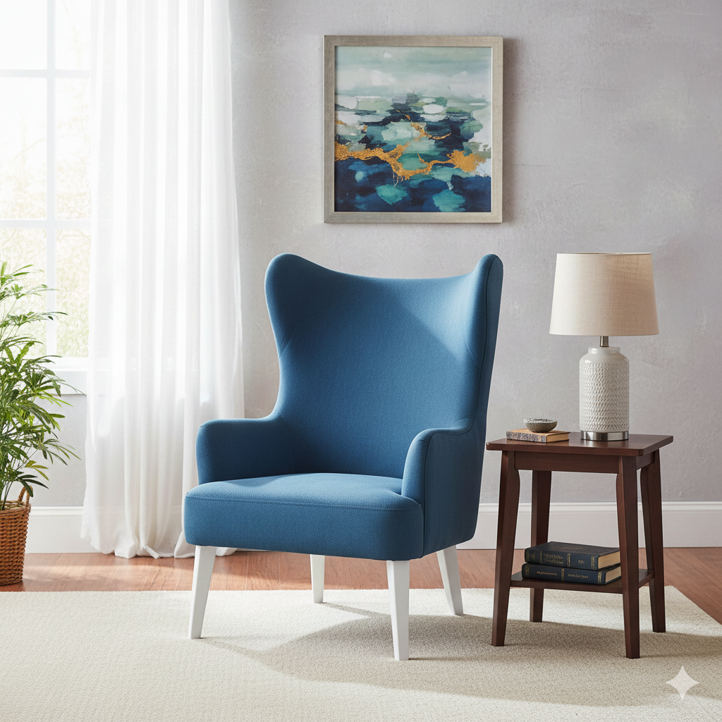 High Back Wingback Armchair