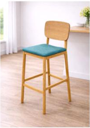 OAKLYN UPHOLSTERED BAR CHAIR