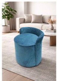 CURVE BACK POUF